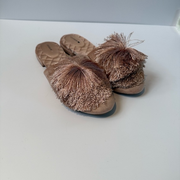 Birdies Shoes - Birdies The Songbird Mule Pom Pom Slip-On Size 7.5